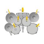 Drum Set Session I | High-performance drum microphone set
