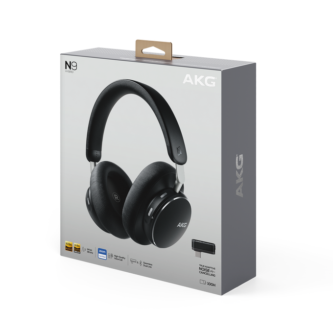 AKG N9 Hybrid Wireless over ear noise cancelling headphones