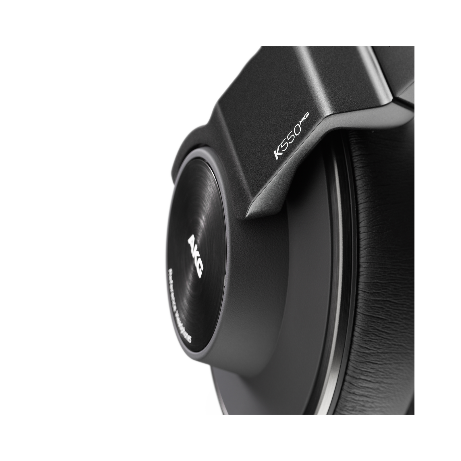 AKG K550 MKIII - Black - Closed-back reference over-ear headphones. - Detailshot 1